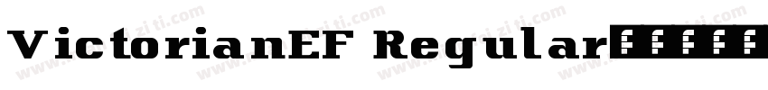 VictorianEF Regular字体转换